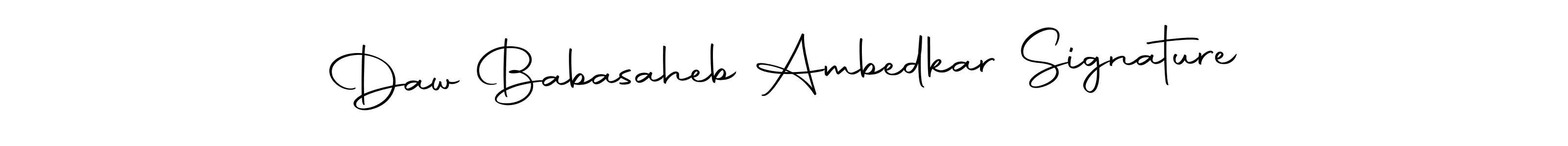 How to make Daw Babasaheb Ambedkar Signature name signature. Use Autography-DOLnW style for creating short signs online. This is the latest handwritten sign. Daw Babasaheb Ambedkar Signature signature style 10 images and pictures png