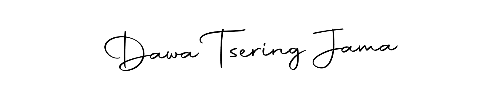 How to make Dawa Tsering Jama name signature. Use Autography-DOLnW style for creating short signs online. This is the latest handwritten sign. Dawa Tsering Jama signature style 10 images and pictures png