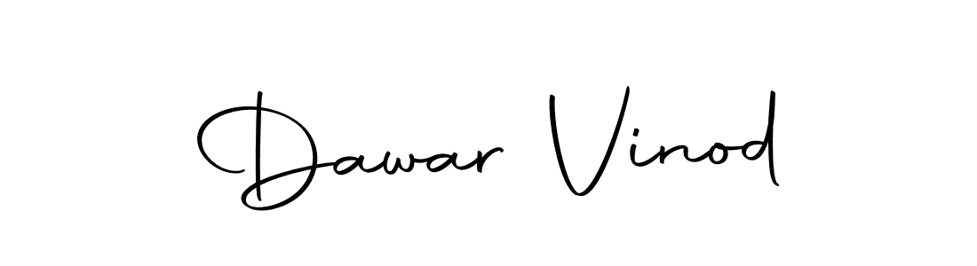 Make a short Dawar Vinod signature style. Manage your documents anywhere anytime using Autography-DOLnW. Create and add eSignatures, submit forms, share and send files easily. Dawar Vinod signature style 10 images and pictures png