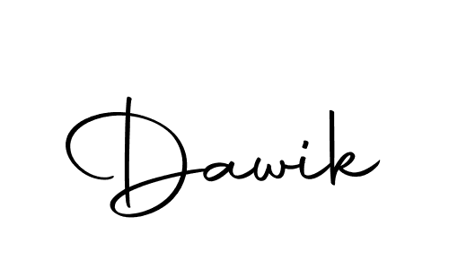 Here are the top 10 professional signature styles for the name Dawik. These are the best autograph styles you can use for your name. Dawik signature style 10 images and pictures png