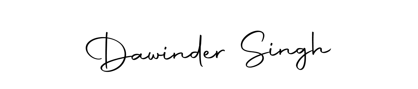 How to make Dawinder Singh name signature. Use Autography-DOLnW style for creating short signs online. This is the latest handwritten sign. Dawinder Singh signature style 10 images and pictures png