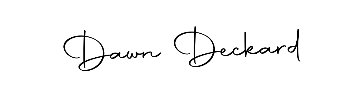 Make a beautiful signature design for name Dawn Deckard. Use this online signature maker to create a handwritten signature for free. Dawn Deckard signature style 10 images and pictures png