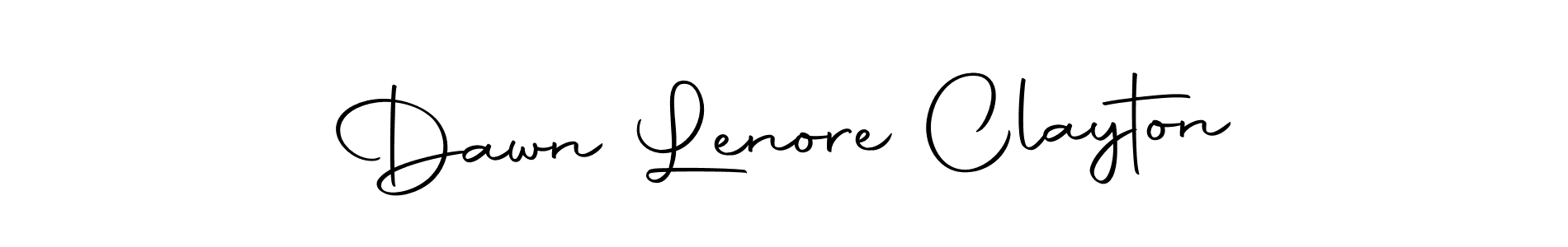Use a signature maker to create a handwritten signature online. With this signature software, you can design (Autography-DOLnW) your own signature for name Dawn Lenore Clayton. Dawn Lenore Clayton signature style 10 images and pictures png