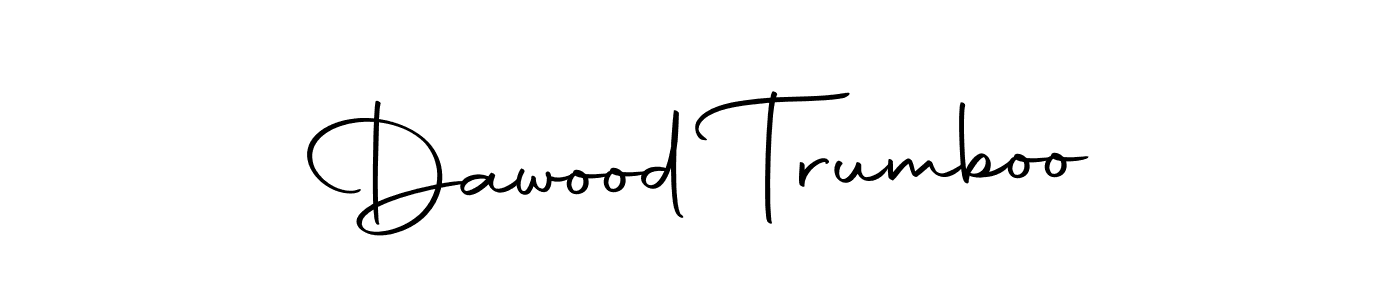 Design your own signature with our free online signature maker. With this signature software, you can create a handwritten (Autography-DOLnW) signature for name Dawood Trumboo. Dawood Trumboo signature style 10 images and pictures png