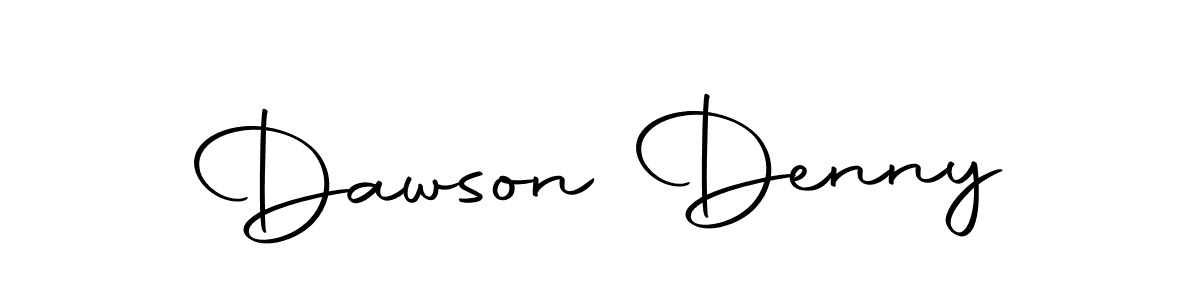 Design your own signature with our free online signature maker. With this signature software, you can create a handwritten (Autography-DOLnW) signature for name Dawson Denny. Dawson Denny signature style 10 images and pictures png