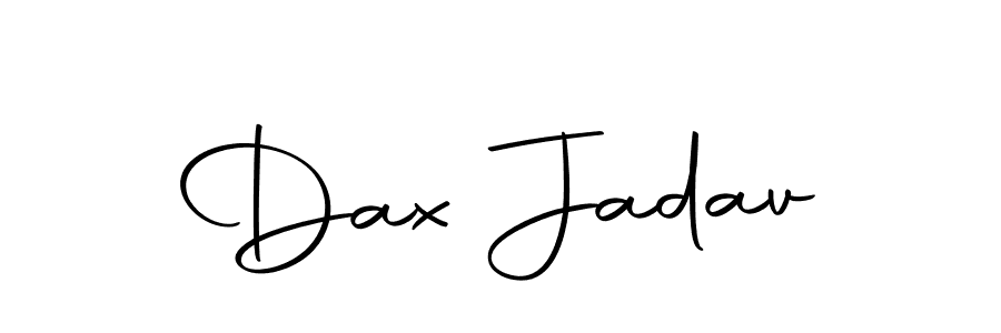 Use a signature maker to create a handwritten signature online. With this signature software, you can design (Autography-DOLnW) your own signature for name Dax Jadav. Dax Jadav signature style 10 images and pictures png