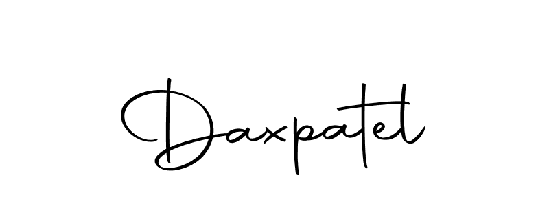 Use a signature maker to create a handwritten signature online. With this signature software, you can design (Autography-DOLnW) your own signature for name Daxpatel. Daxpatel signature style 10 images and pictures png