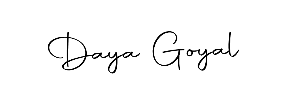 Make a beautiful signature design for name Daya Goyal. With this signature (Autography-DOLnW) style, you can create a handwritten signature for free. Daya Goyal signature style 10 images and pictures png