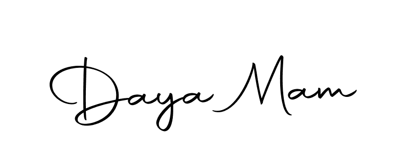 It looks lik you need a new signature style for name Daya Mam. Design unique handwritten (Autography-DOLnW) signature with our free signature maker in just a few clicks. Daya Mam signature style 10 images and pictures png