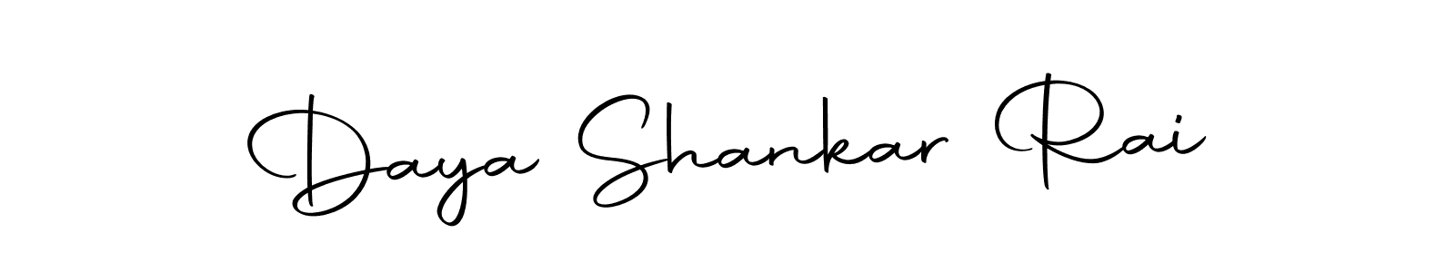 Create a beautiful signature design for name Daya Shankar Rai. With this signature (Autography-DOLnW) fonts, you can make a handwritten signature for free. Daya Shankar Rai signature style 10 images and pictures png