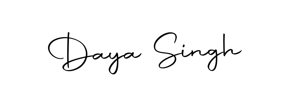 Also we have Daya Singh name is the best signature style. Create professional handwritten signature collection using Autography-DOLnW autograph style. Daya Singh signature style 10 images and pictures png