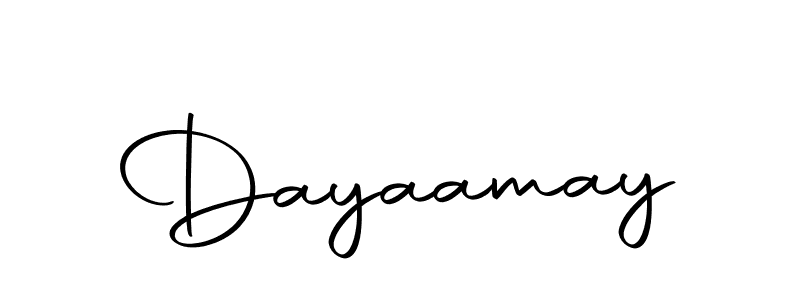 You should practise on your own different ways (Autography-DOLnW) to write your name (Dayaamay) in signature. don't let someone else do it for you. Dayaamay signature style 10 images and pictures png