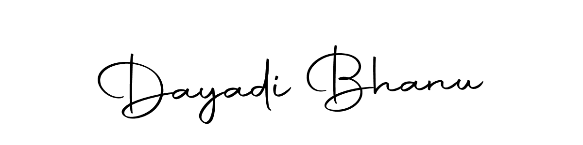 The best way (Autography-DOLnW) to make a short signature is to pick only two or three words in your name. The name Dayadi Bhanu include a total of six letters. For converting this name. Dayadi Bhanu signature style 10 images and pictures png