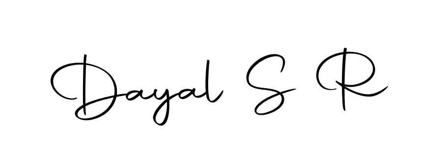 Dayal S R stylish signature style. Best Handwritten Sign (Autography-DOLnW) for my name. Handwritten Signature Collection Ideas for my name Dayal S R. Dayal S R signature style 10 images and pictures png