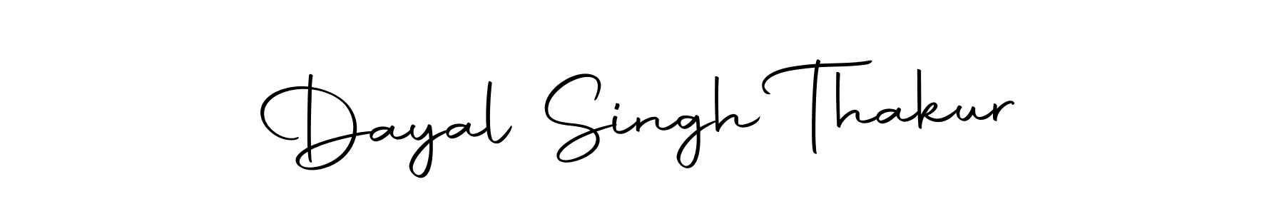 The best way (Autography-DOLnW) to make a short signature is to pick only two or three words in your name. The name Dayal Singh Thakur include a total of six letters. For converting this name. Dayal Singh Thakur signature style 10 images and pictures png