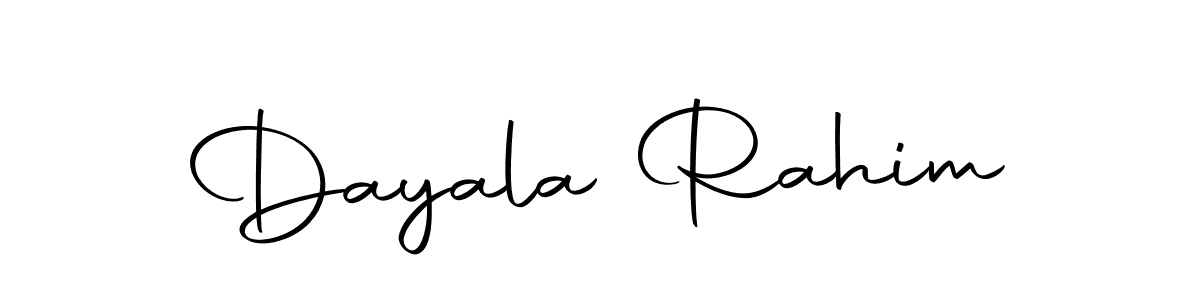 Similarly Autography-DOLnW is the best handwritten signature design. Signature creator online .You can use it as an online autograph creator for name Dayala Rahim. Dayala Rahim signature style 10 images and pictures png