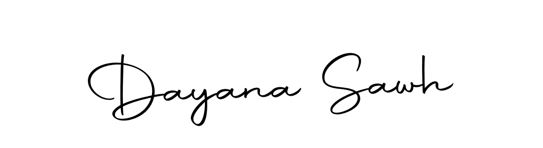 Dayana Sawh stylish signature style. Best Handwritten Sign (Autography-DOLnW) for my name. Handwritten Signature Collection Ideas for my name Dayana Sawh. Dayana Sawh signature style 10 images and pictures png