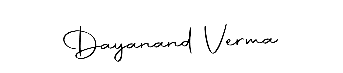 Use a signature maker to create a handwritten signature online. With this signature software, you can design (Autography-DOLnW) your own signature for name Dayanand Verma. Dayanand Verma signature style 10 images and pictures png