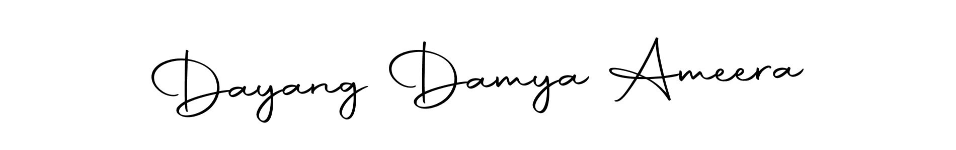 Similarly Autography-DOLnW is the best handwritten signature design. Signature creator online .You can use it as an online autograph creator for name Dayang Damya Ameera. Dayang Damya Ameera signature style 10 images and pictures png