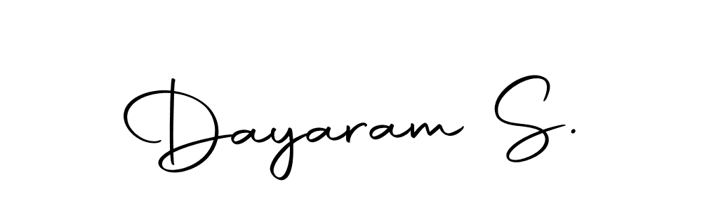 Also we have Dayaram S. name is the best signature style. Create professional handwritten signature collection using Autography-DOLnW autograph style. Dayaram S. signature style 10 images and pictures png