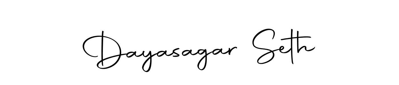 Make a beautiful signature design for name Dayasagar Seth. With this signature (Autography-DOLnW) style, you can create a handwritten signature for free. Dayasagar Seth signature style 10 images and pictures png