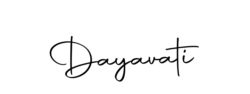 Use a signature maker to create a handwritten signature online. With this signature software, you can design (Autography-DOLnW) your own signature for name Dayavati. Dayavati signature style 10 images and pictures png