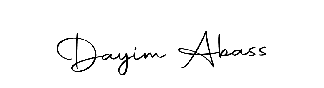 How to make Dayim Abass name signature. Use Autography-DOLnW style for creating short signs online. This is the latest handwritten sign. Dayim Abass signature style 10 images and pictures png