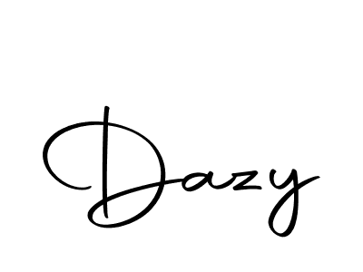 Design your own signature with our free online signature maker. With this signature software, you can create a handwritten (Autography-DOLnW) signature for name Dazy. Dazy signature style 10 images and pictures png