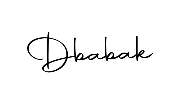 Make a beautiful signature design for name Dbabak. With this signature (Autography-DOLnW) style, you can create a handwritten signature for free. Dbabak signature style 10 images and pictures png
