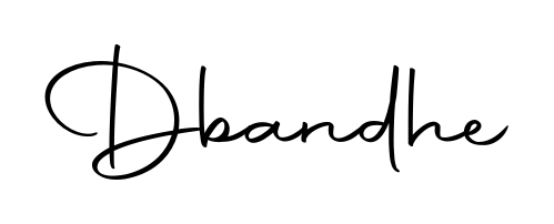 A classic penmanship look for Dbandhe. The Autography-DOLnW font brings timeless elegance and confidence to every signed document. Dbandhe signature style 10 images and pictures png