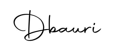 Download transparent PNG signature for name Dbauri styled with Autography-DOLnW font. Ready to paste directly into PDF and Word agreements. Dbauri signature style 10 images and pictures png