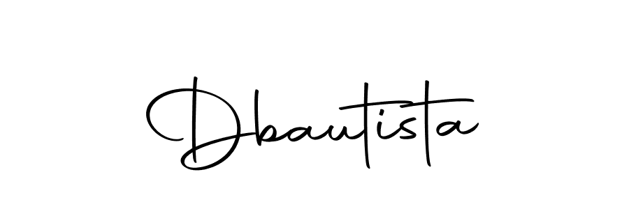 Design your own signature with our free online signature maker. With this signature software, you can create a handwritten (Autography-DOLnW) signature for name Dbautista. Dbautista signature style 10 images and pictures png