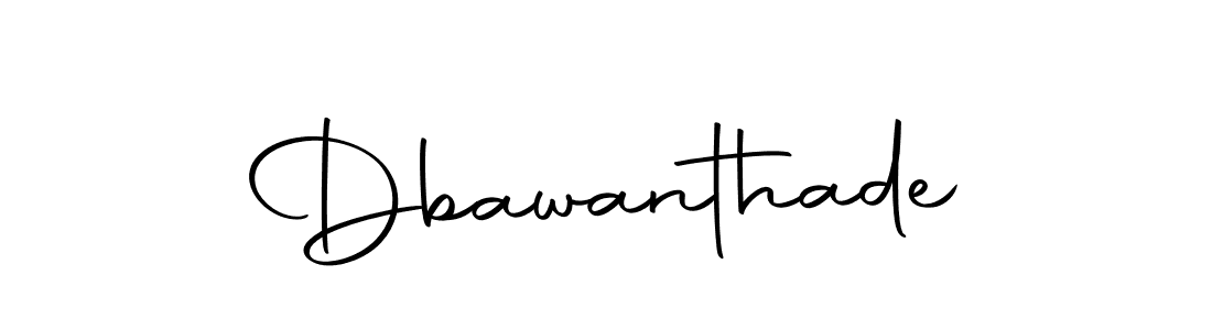 Create a beautiful signature design for name Dbawanthade. With this signature (Autography-DOLnW) fonts, you can make a handwritten signature for free. Dbawanthade signature style 10 images and pictures png