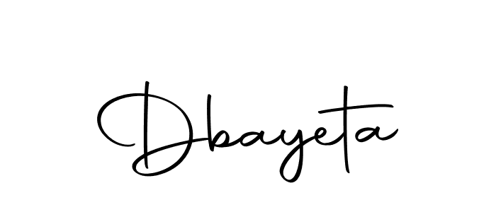 The best way (Autography-DOLnW) to make a short signature is to pick only two or three words in your name. The name Dbayeta include a total of six letters. For converting this name. Dbayeta signature style 10 images and pictures png