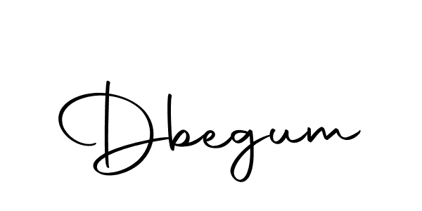 How to make Dbegum signature? Autography-DOLnW is a professional autograph style. Create handwritten signature for Dbegum name. Dbegum signature style 10 images and pictures png