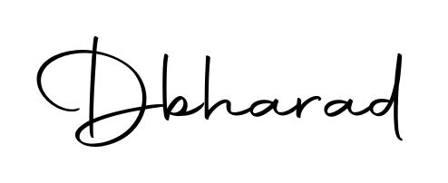 You can use this online signature creator to create a handwritten signature for the name Dbharad. This is the best online autograph maker. Dbharad signature style 10 images and pictures png