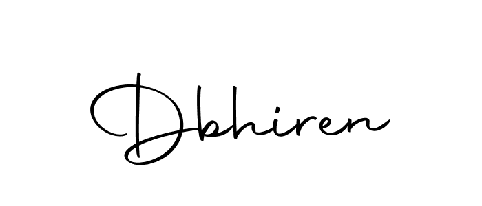 Create a beautiful signature design for name Dbhiren. With this signature (Autography-DOLnW) fonts, you can make a handwritten signature for free. Dbhiren signature style 10 images and pictures png