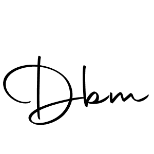 How to make Dbm signature? Autography-DOLnW is a professional autograph style. Create handwritten signature for Dbm name. Dbm signature style 10 images and pictures png