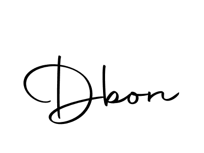 How to make Dbon signature? Autography-DOLnW is a professional autograph style. Create handwritten signature for Dbon name. Dbon signature style 10 images and pictures png