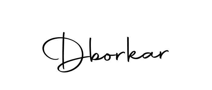 Design your own signature with our free online signature maker. With this signature software, you can create a handwritten (Autography-DOLnW) signature for name Dborkar. Dborkar signature style 10 images and pictures png