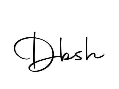 The best way (Autography-DOLnW) to make a short signature is to pick only two or three words in your name. The name Dbsh include a total of six letters. For converting this name. Dbsh signature style 10 images and pictures png