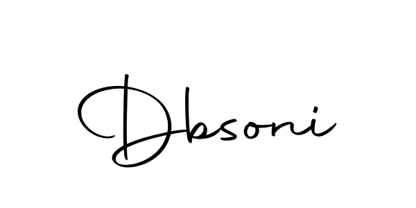 The best way (Autography-DOLnW) to make a short signature is to pick only two or three words in your name. The name Dbsoni include a total of six letters. For converting this name. Dbsoni signature style 10 images and pictures png