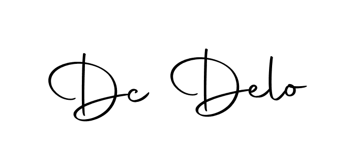 Design your own signature with our free online signature maker. With this signature software, you can create a handwritten (Autography-DOLnW) signature for name Dc Delo. Dc Delo signature style 10 images and pictures png