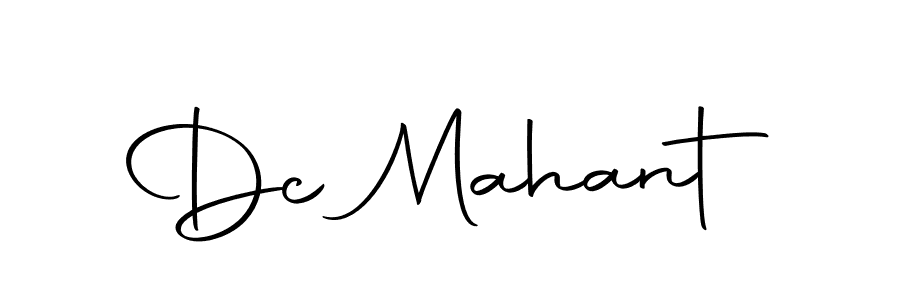 How to make Dc Mahant signature? Autography-DOLnW is a professional autograph style. Create handwritten signature for Dc Mahant name. Dc Mahant signature style 10 images and pictures png