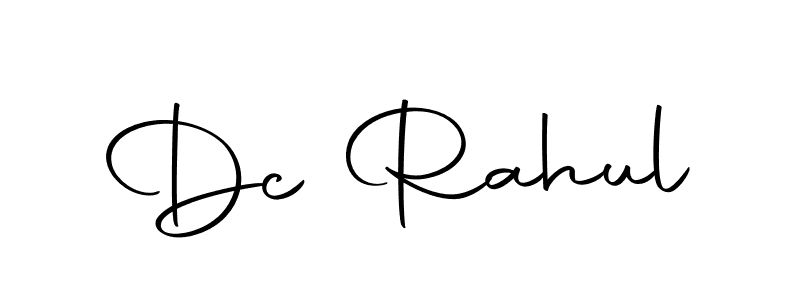 You can use this online signature creator to create a handwritten signature for the name Dc Rahul. This is the best online autograph maker. Dc Rahul signature style 10 images and pictures png