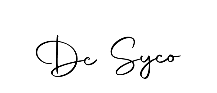 This is the best signature style for the Dc Syco name. Also you like these signature font (Autography-DOLnW). Mix name signature. Dc Syco signature style 10 images and pictures png