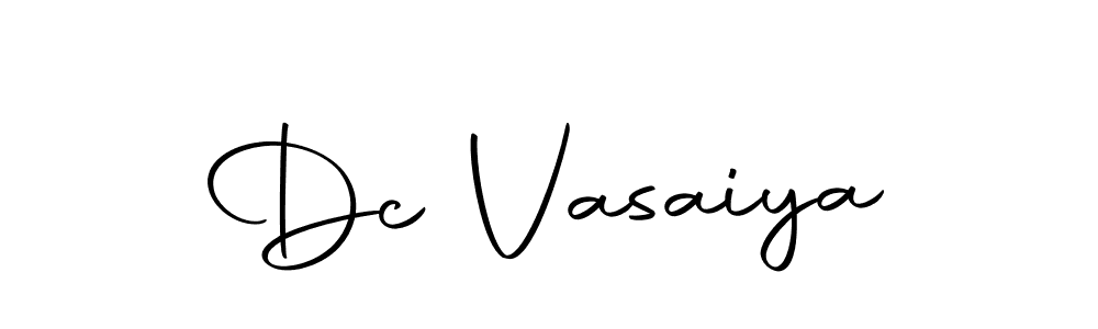 How to make Dc Vasaiya signature? Autography-DOLnW is a professional autograph style. Create handwritten signature for Dc Vasaiya name. Dc Vasaiya signature style 10 images and pictures png