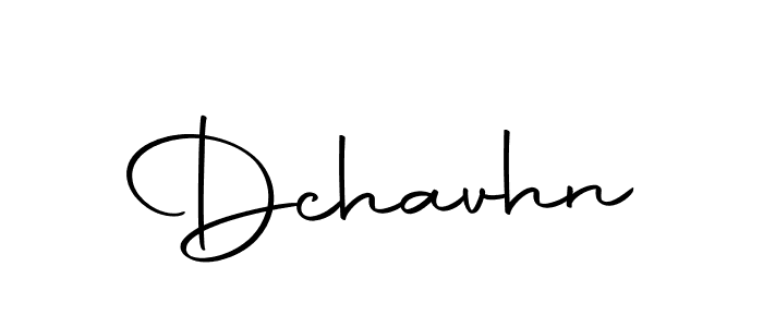 Create a beautiful signature design for name Dchavhn. With this signature (Autography-DOLnW) fonts, you can make a handwritten signature for free. Dchavhn signature style 10 images and pictures png