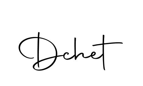 if you are searching for the best signature style for your name Dchet. so please give up your signature search. here we have designed multiple signature styles  using Autography-DOLnW. Dchet signature style 10 images and pictures png