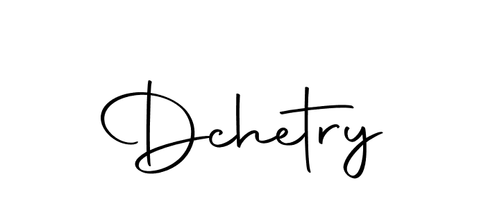 Create a beautiful signature design for name Dchetry. With this signature (Autography-DOLnW) fonts, you can make a handwritten signature for free. Dchetry signature style 10 images and pictures png